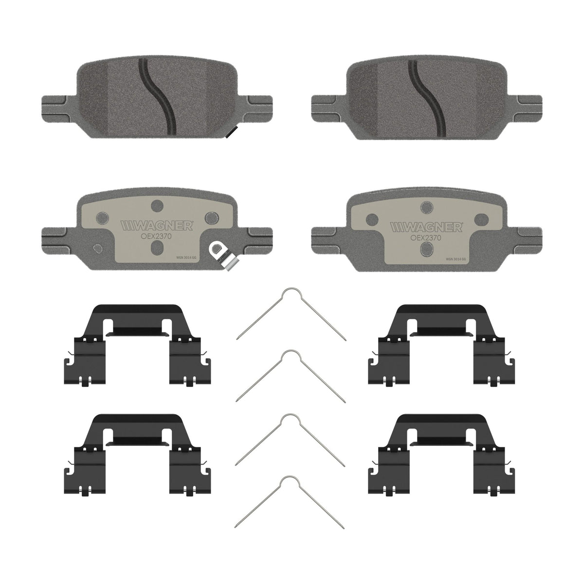 Disc Brake Pad Set from Wagner Brake part number OEX2370