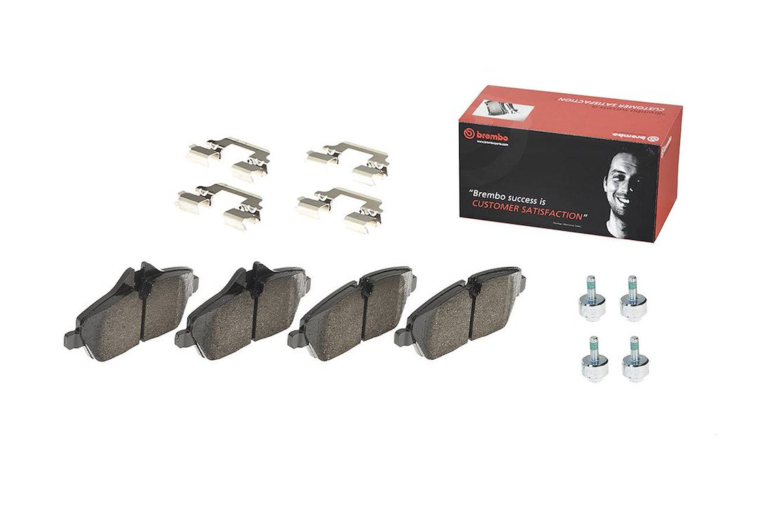 Disc Brake Pad Set with mounting hardware from Brembo part number P06091
