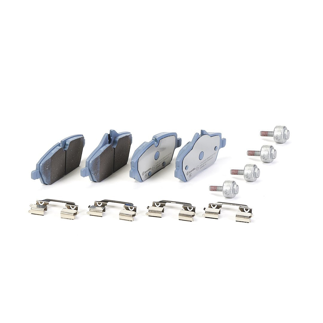 Disc Brake Pad Set with mounting hardware from Brembo part number P06091E