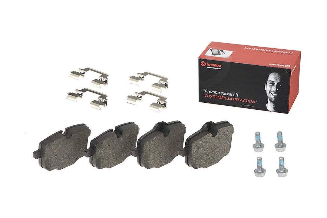 Disc Brake Pad Set with mounting hardware from Brembo part number P06101