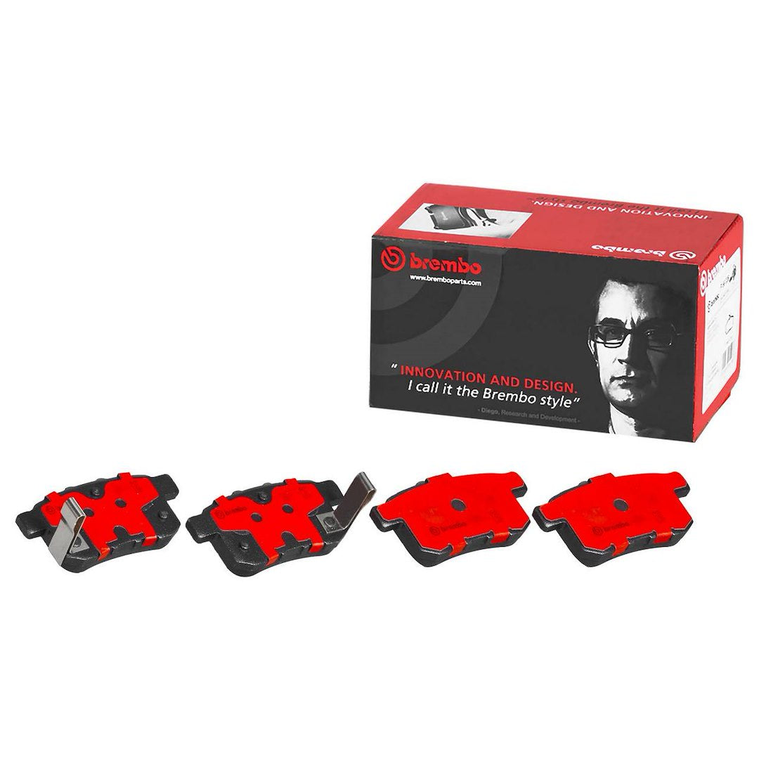 Disc Brake Pad Set with mounting hardware from Brembo part number P28072N