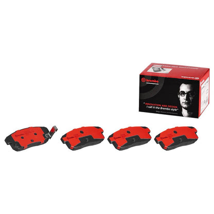 Disc Brake Pad Set with mounting hardware from Brembo part number P49035N