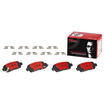 Disc Brake Pad Set with mounting hardware from Brembo part number P56046N