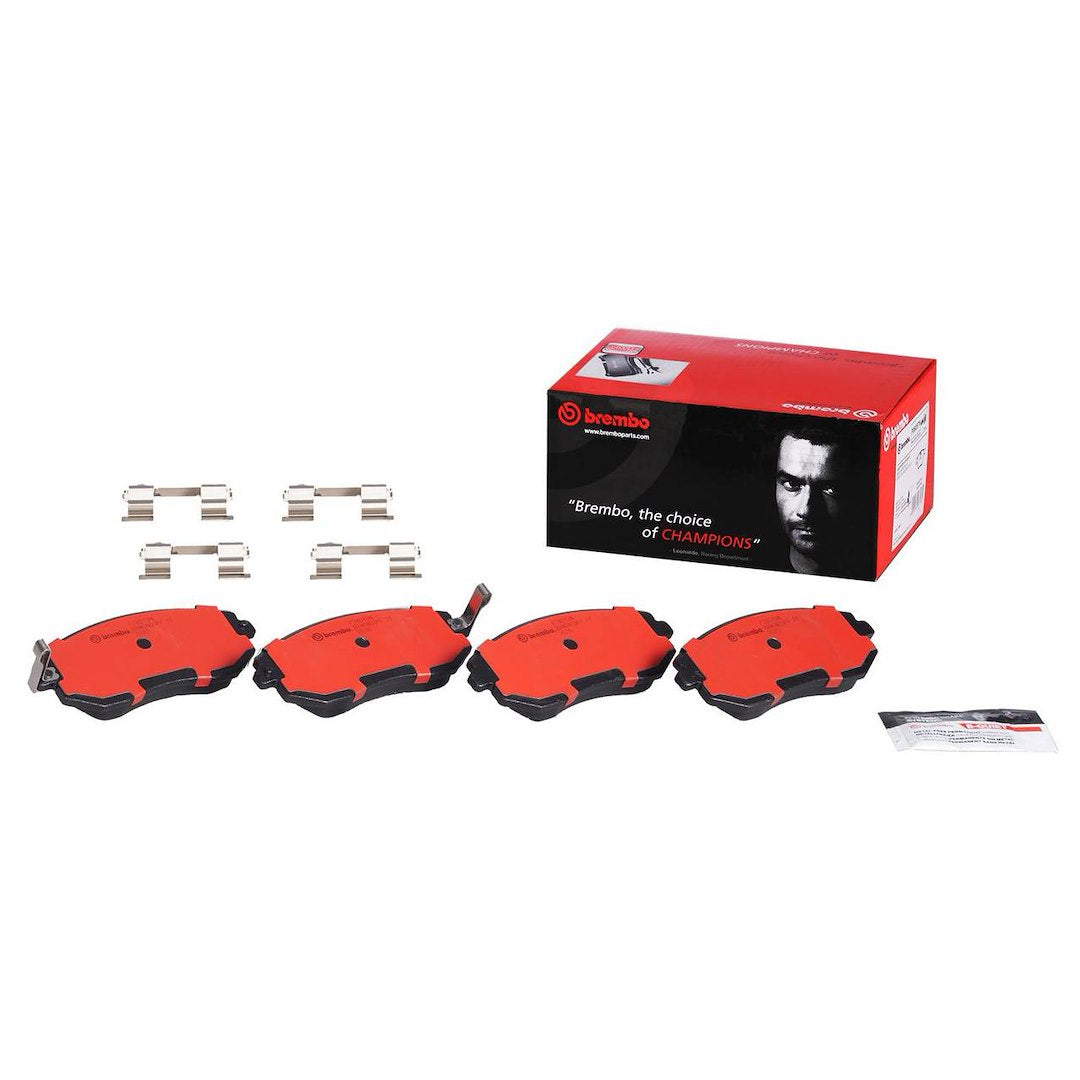 Disc Brake Pad Set with mounting hardware from Brembo part number P78013N