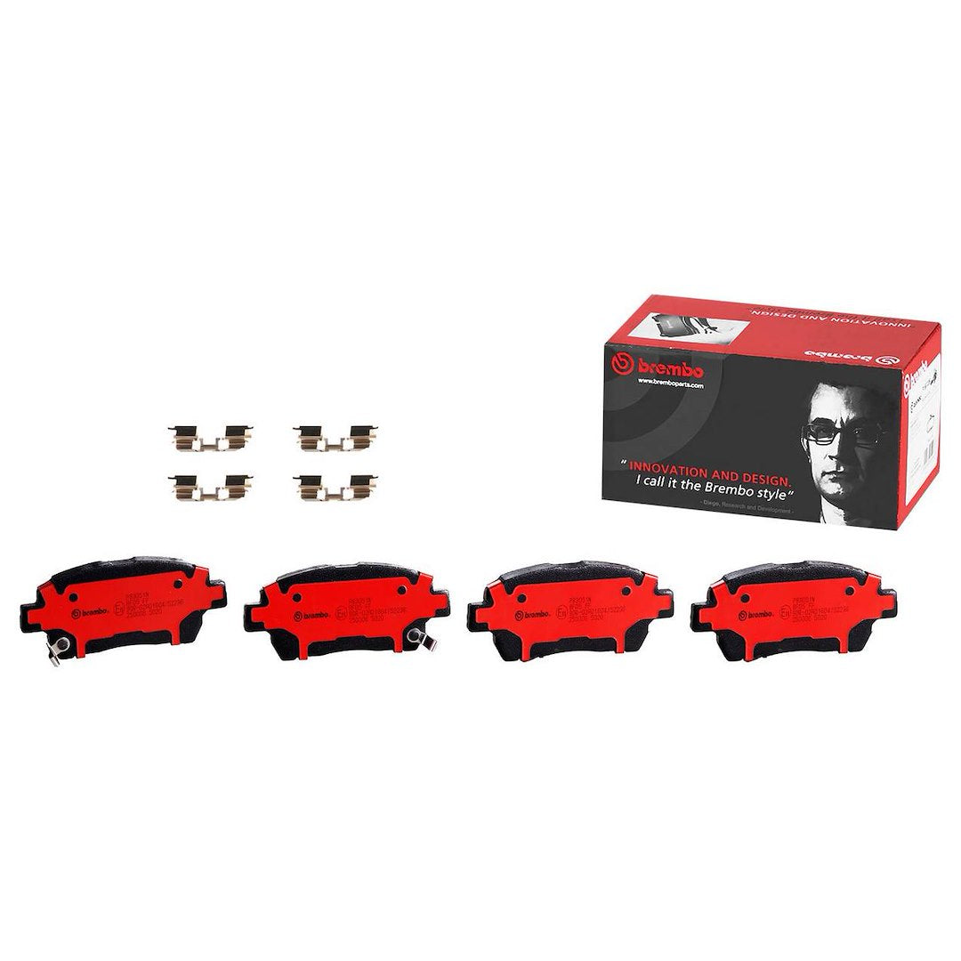 Disc Brake Pad Set with mounting hardware from Brembo part number P83051N
