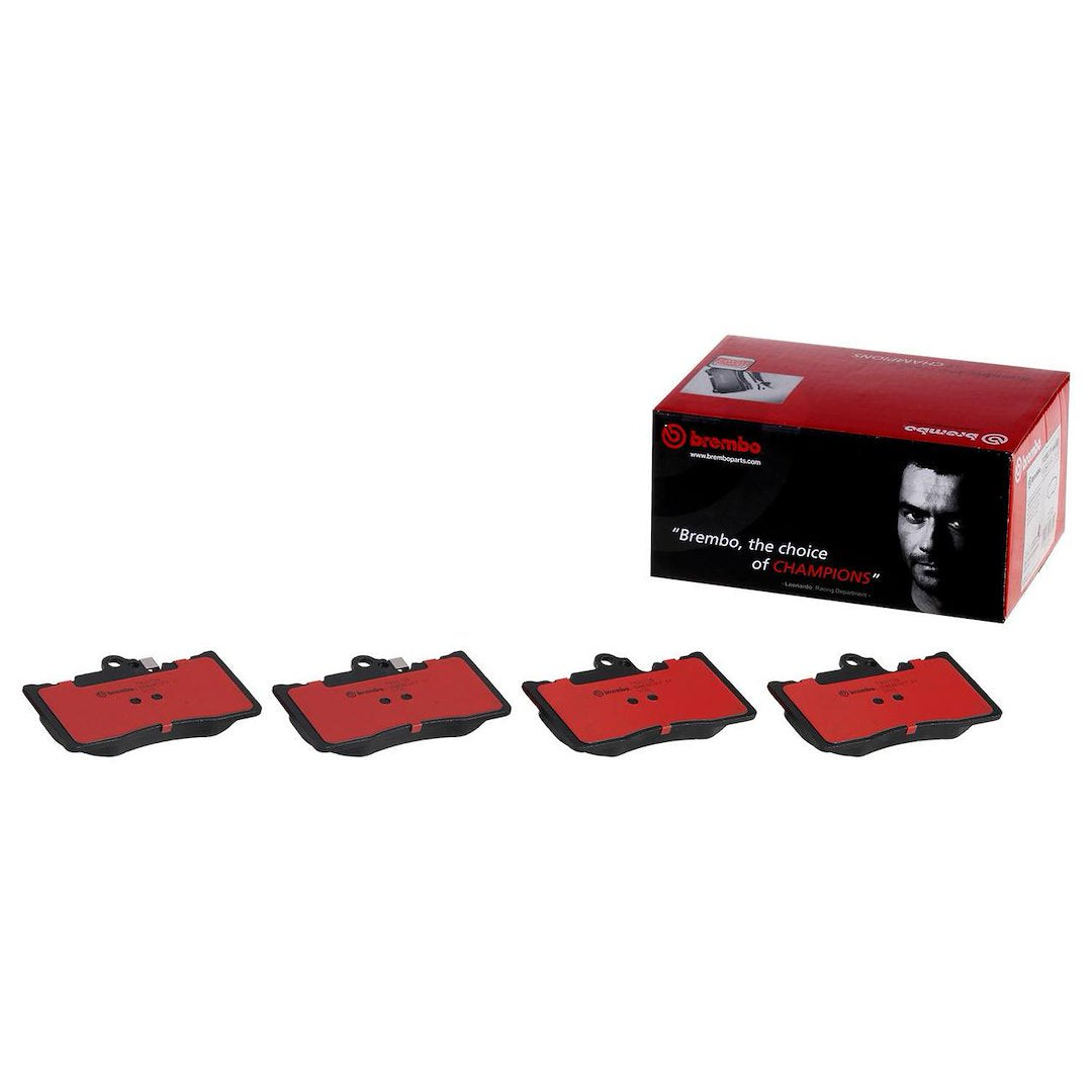 Disc Brake Pad Set with mounting hardware from Brembo part number P83072N