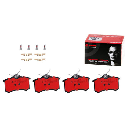 Disc Brake Pad Set with mounting hardware from Brembo part number P85020N