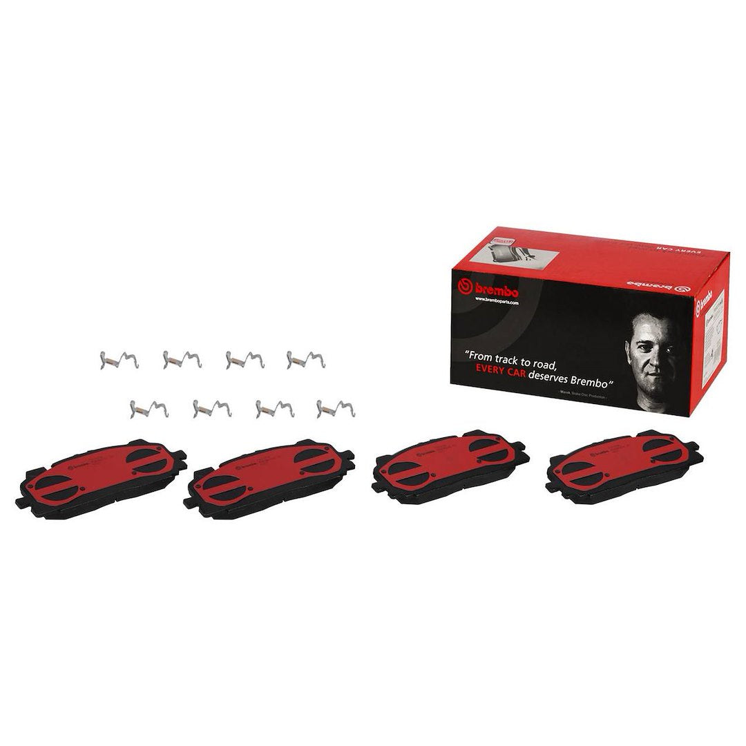 Disc Brake Pad Set with mounting hardware from Brembo part number P85165N