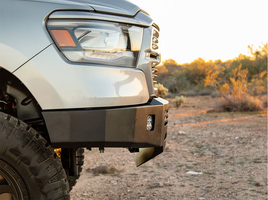 Black aluminum bumper with mounting hardware from ICI part number AL-FBM39DGN