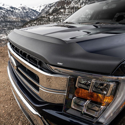 Matte black tpo hood deflector from Husky Liners part number 2830022