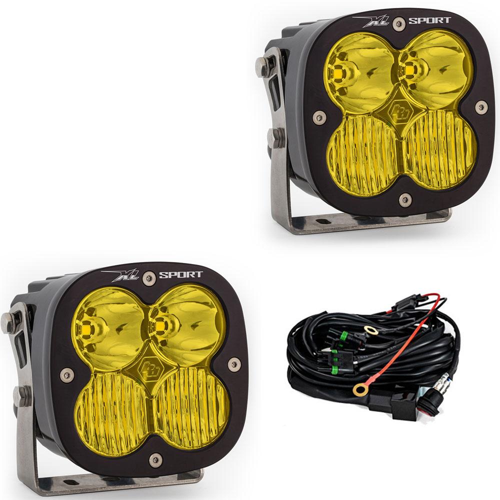 Black auxiliary light with mounting hardware from Baja Designs part number 567813