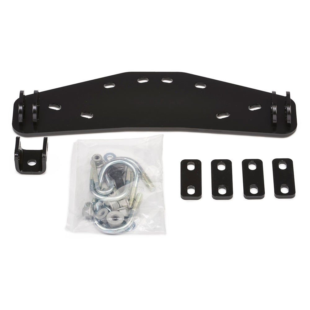 Black snow plow mount from Warn part number 93901