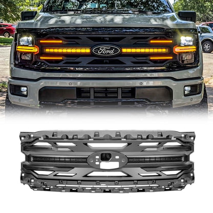 Matte black abs plastic grille from AMERICAN MODIFIED part number AMFMAA00195