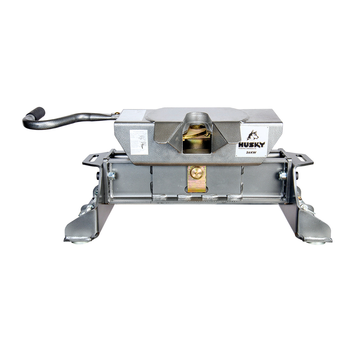 Gray steel fifth wheel trailer hitch from Husky Towing part number 33017K