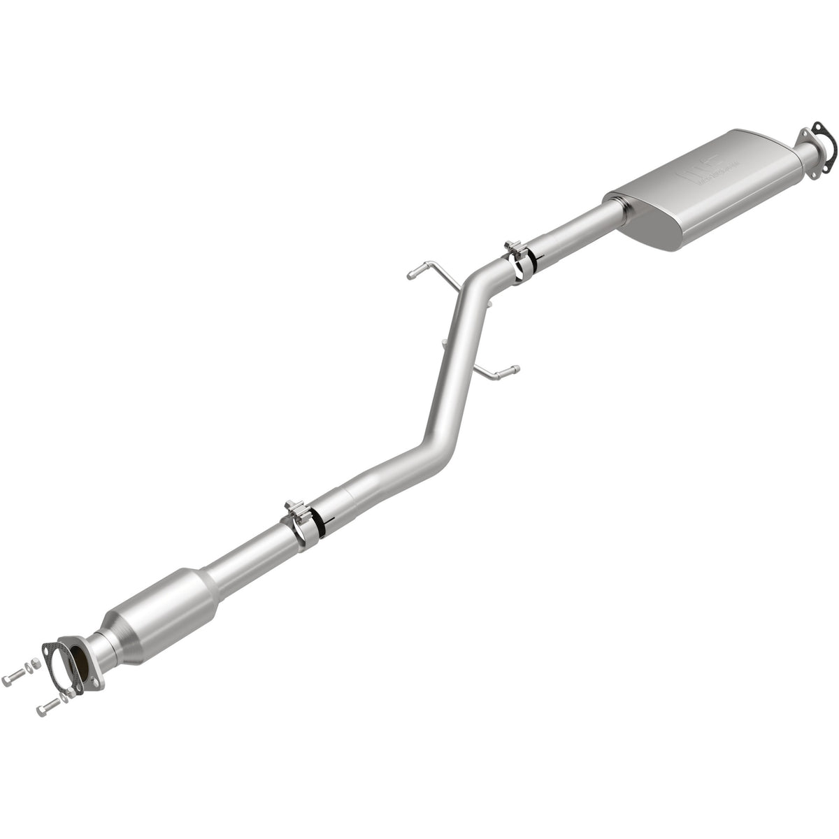 Stainless stainless steel catalytic converter from MagnaFlow Exhaust Products part number 5571143