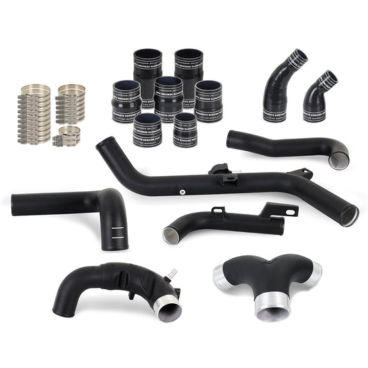 Powder coated intercooler pipe set from Mishimoto part number MMICP-BR27-21UHBK