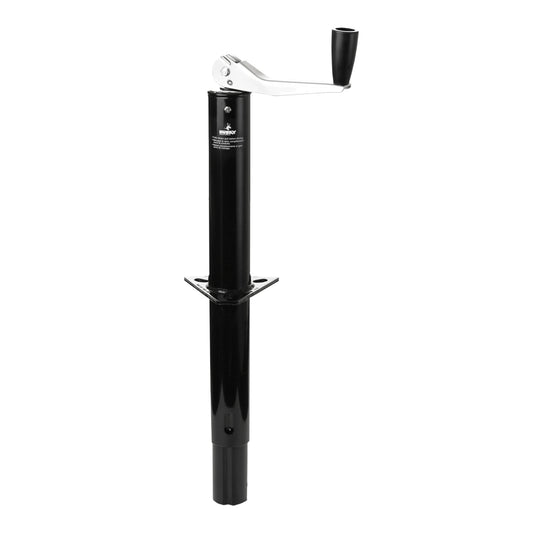 Black steel trailer jack from Husky Towing part number 30780