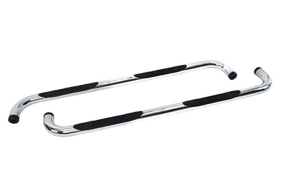 Black stainless steel step nerf bar kit with mounting hardware from Big Country part number 379294