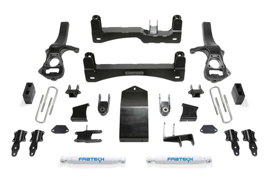 Suspension Lift Kit with mounting hardware from Fabtech part number FTS21308