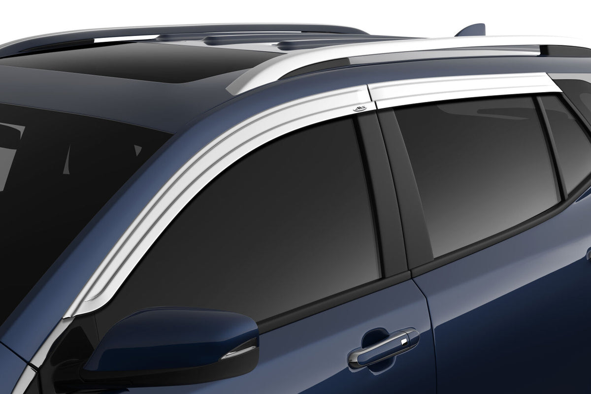 Modified acrylic side window deflector from Husky Liners part number 2884059
