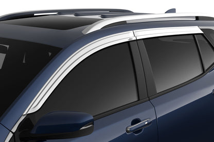 Modified acrylic side window deflector from Husky Liners part number 2884059