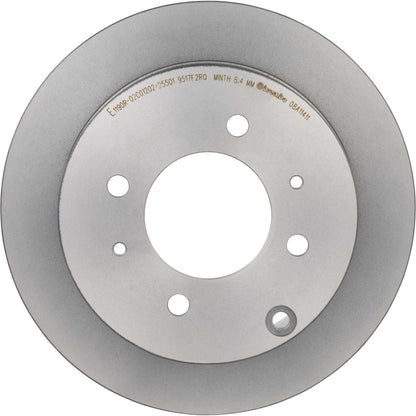 Gray cast iron disc brake rotor from Brembo part number 08.A114.11