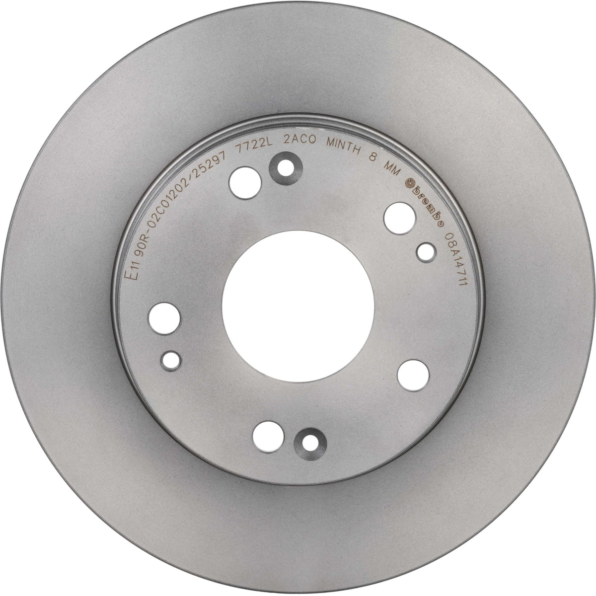 Gray cast iron disc brake rotor from Brembo part number 08.A147.11
