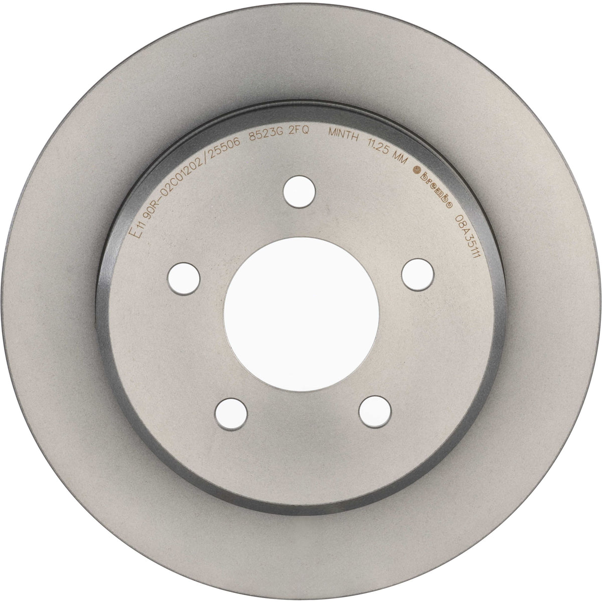 Gray cast iron disc brake rotor from Brembo part number 08.A351.11