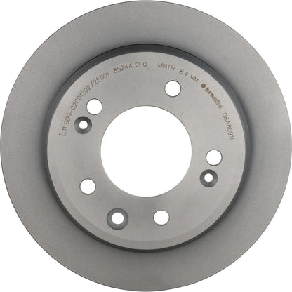 Gray cast iron disc brake rotor from Brembo part number 08.A869.11