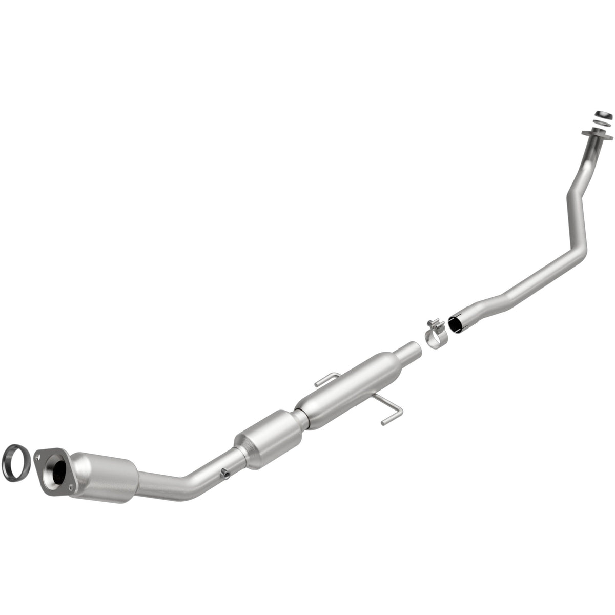 Stainless stainless steel catalytic converter from MagnaFlow Exhaust Products part number 551524