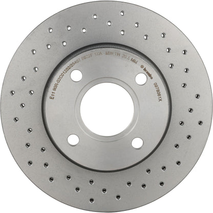 Gray cast iron disc brake rotor from Brembo part number 09.7806.1X