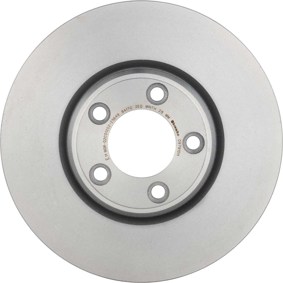 Gray cast iron disc brake rotor from Brembo part number 09.7910.11