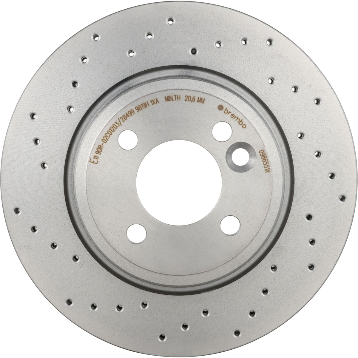 Disc Brake Rotor from Brembo part number 09.8655.1X
