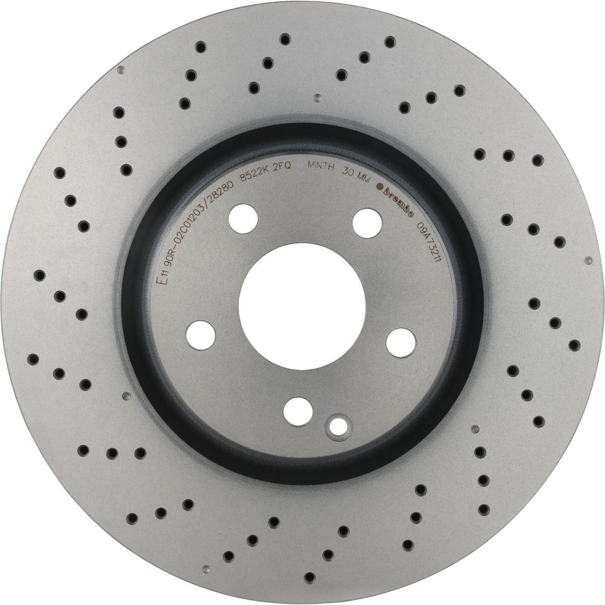 Disc Brake Rotor from Brembo part number 09.A732.11