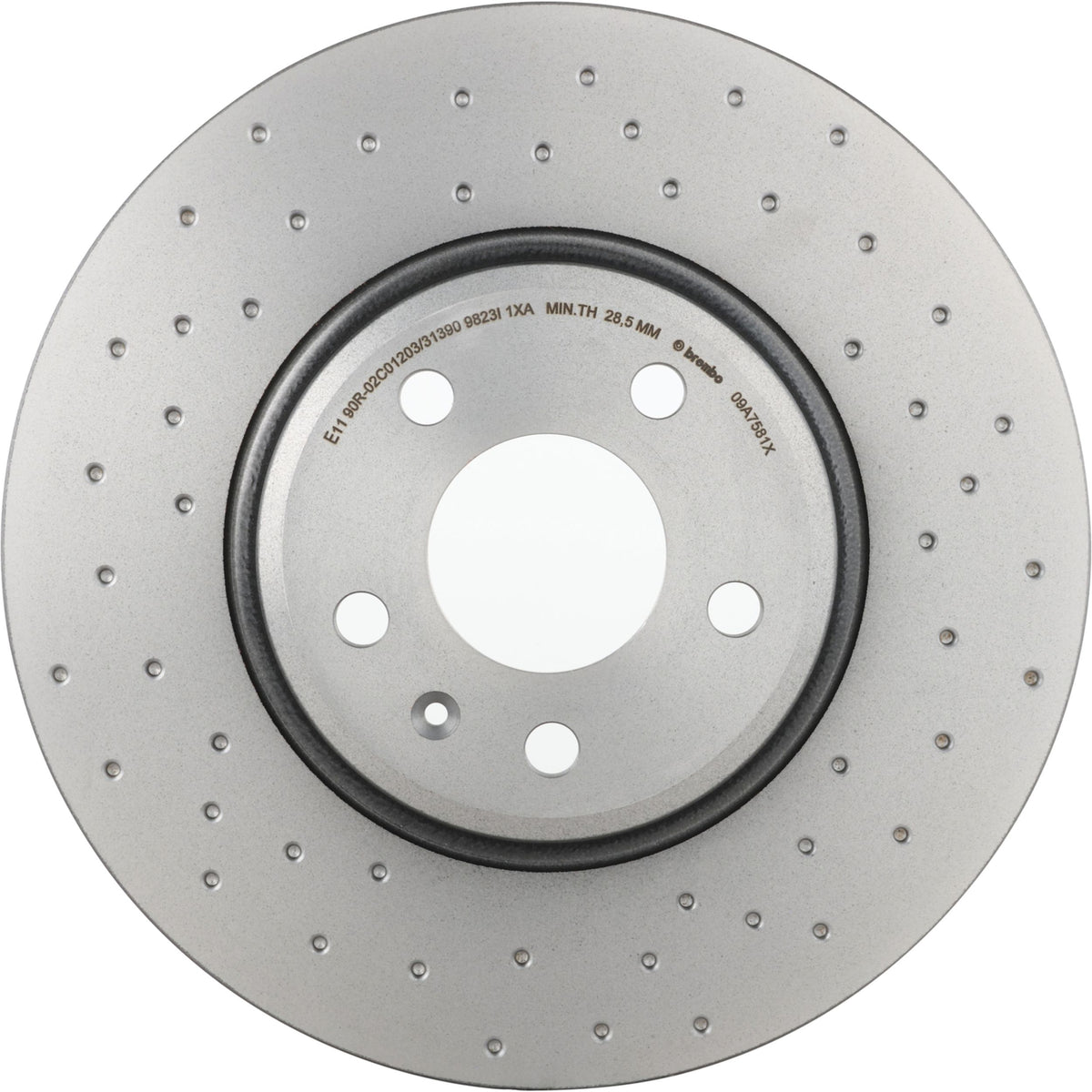 Disc Brake Rotor from Brembo part number 09.A758.1X