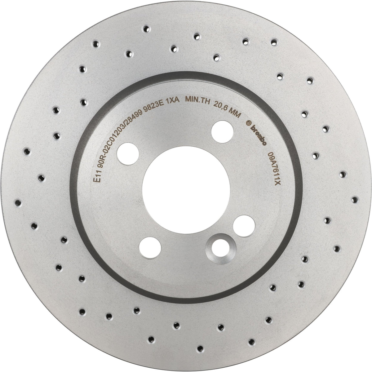 Disc Brake Rotor from Brembo part number 09.A761.1X