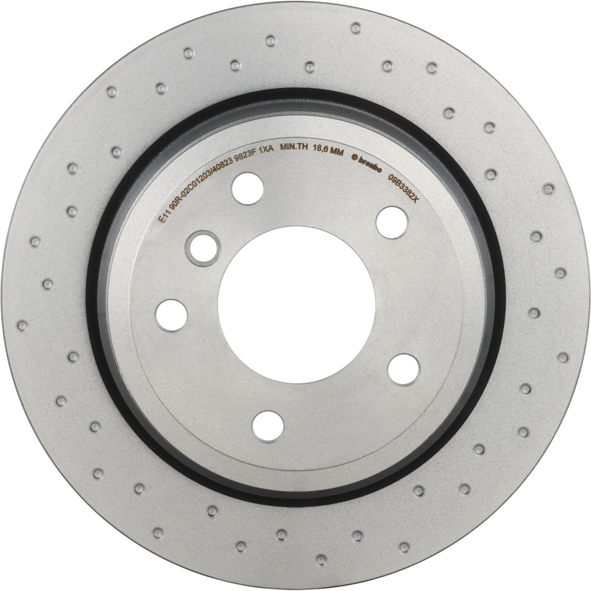 Disc Brake Rotor from Brembo part number 09.B338.2X