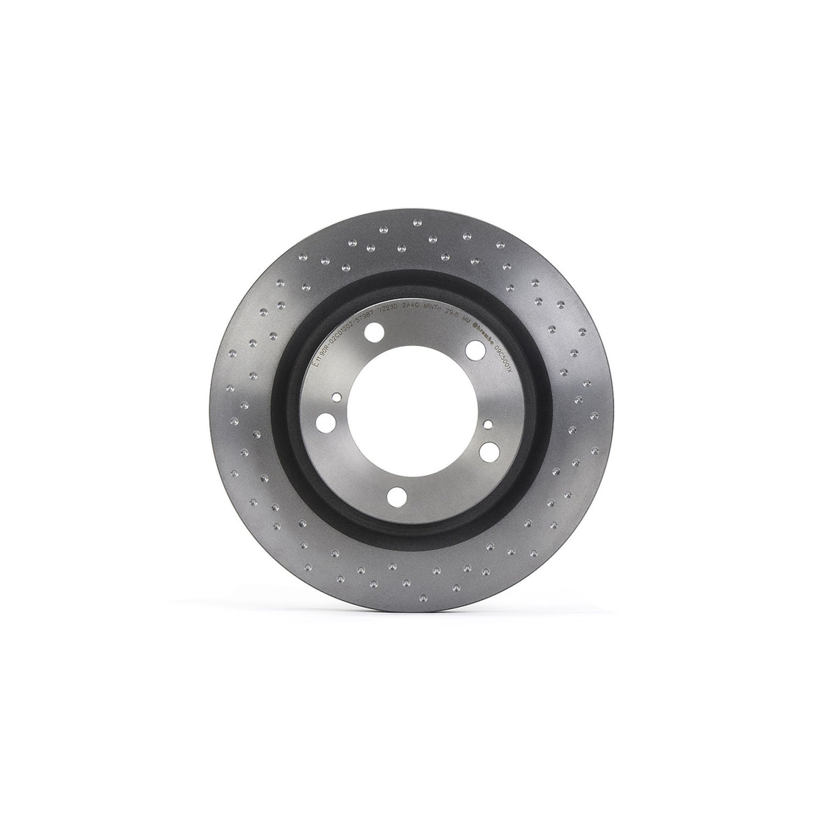 Gray cast iron disc brake rotor from Brembo part number 09.C500.1X