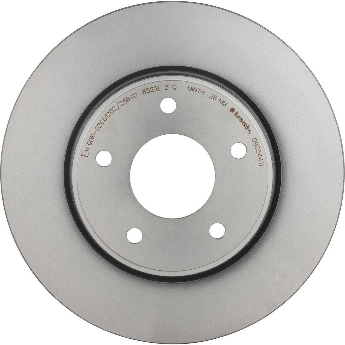 Gray cast iron disc brake rotor from Brembo part number 09.C544.11