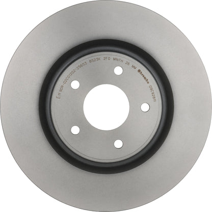 Gray cast iron disc brake rotor from Brembo part number 09.C928.11