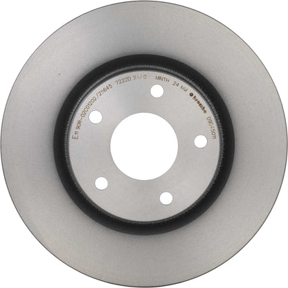 Gray cast iron disc brake rotor from Brembo part number 09.D450.11