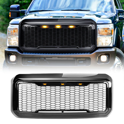 Glossy black abs plastic grille from AMERICAN MODIFIED part number AMFMFA00125