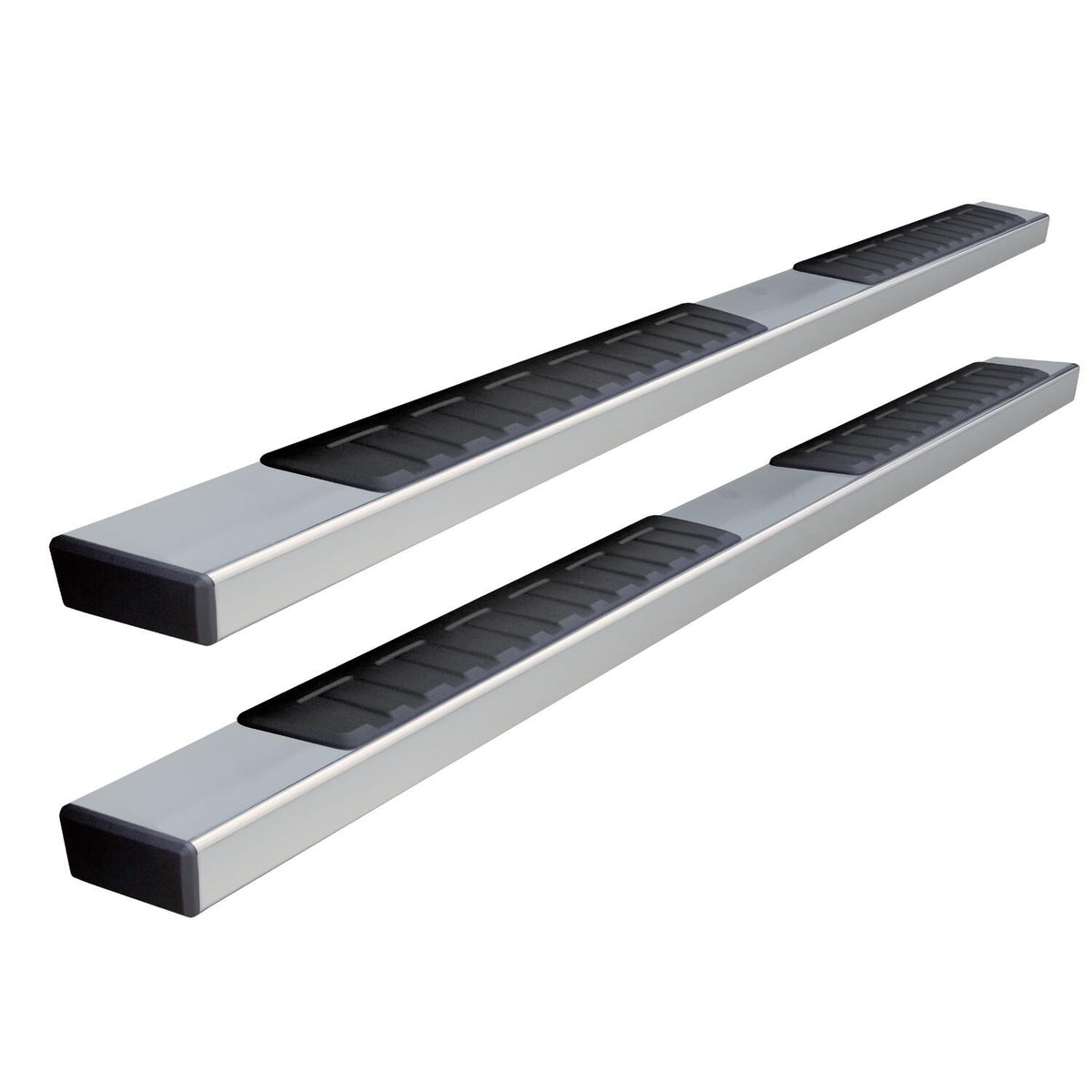 Silver stainless steel step nerf bar from Big Country part number 397876