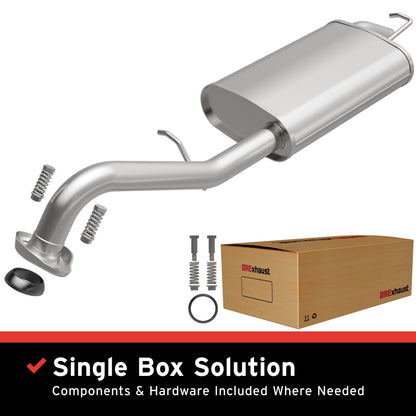 Satin exhaust system kit from BRExhaust part number 106-0626