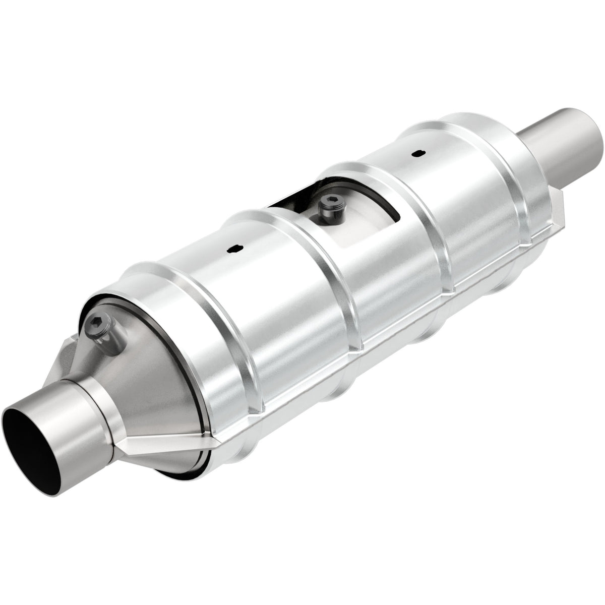 Stainless stainless steel catalytic converter from MagnaFlow Exhaust Products part number 445300