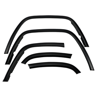 Black fender flare set from Crown Automotive Jeep Replacement part number 1MPK