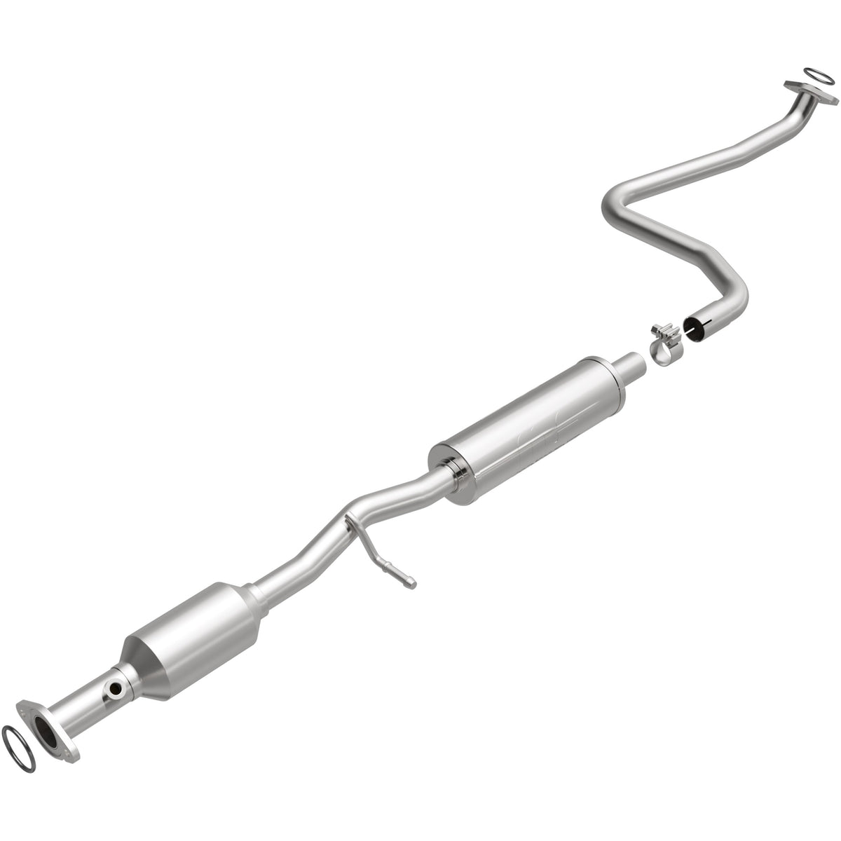 Stainless stainless steel catalytic converter from MagnaFlow Exhaust Products part number 280117