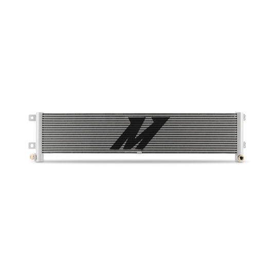 Natural aluminum automatic transmission oil cooler with mounting hardware from Mishimoto part number MMTC-RAM-19