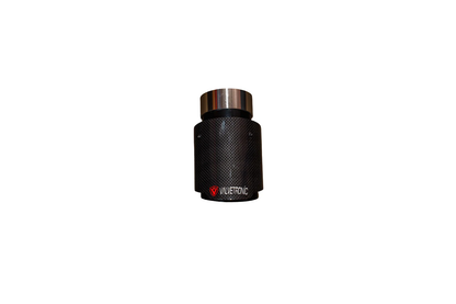 Carbon fiber stainless steel exhaust tail pipe tip from Valvetronic Designs part number VTD.TIP.SLVE.25.35.RC