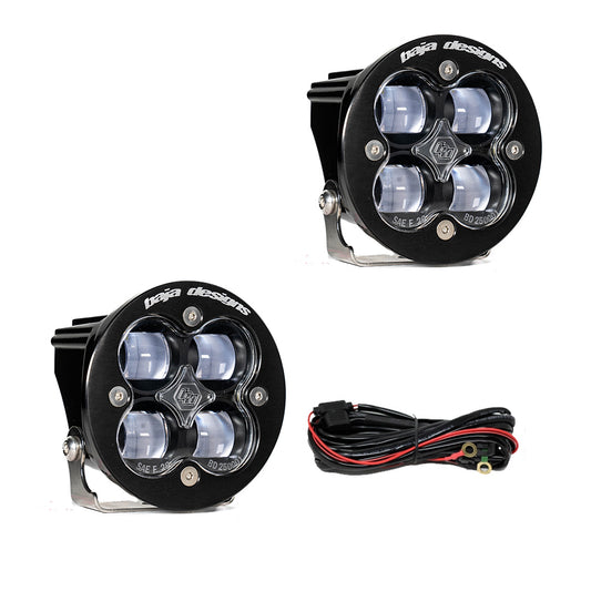 Black auxiliary light with mounting hardware from Baja Designs part number 247802